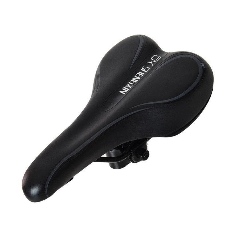 Black patterned style Mountain Bike Saddle - Comfortable and Durable Bicycle Seat for MTB and Road Bikes V888-ELOSUNG34465