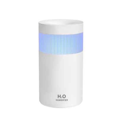 2-Piece White Mini Desktop Humidifier - Portable Mist Maker for Home and Car Use V888-ELOSUNG34476