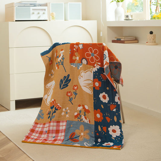Rural breeze 40S Pure Cotton Gauze Bath Towel - Extra Large, Thick, Soft, and Highly Absorbent for Adults V888-ELOSUNG34487