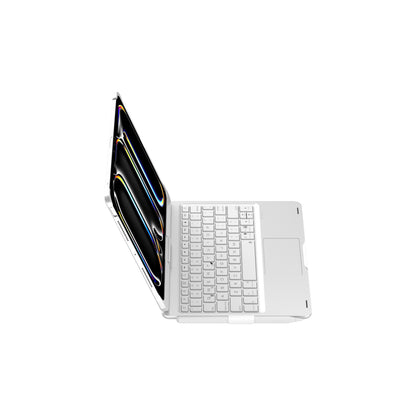 Black Magic Keyboard Case for ipad Air6/Air7 11-inch, Bluetooth Keyboard with RGB Backlight & Precision V888-ELOSUNG34500