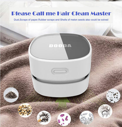 Green Rechargeable Cordless Mini Desktop Vacuum - Portable Handheld Cleaner for Desk, Keyboard, Crumb & Dust V888-ELOSUNG34525