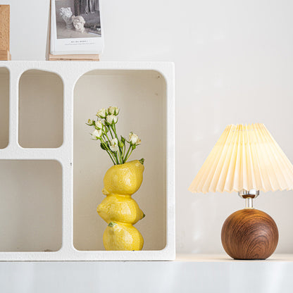 Orange Whimsical Stacked Fruit Ceramic Vase - Nordic Style Flower Holder for Modern Home Decor V888-ELOSUNG34573