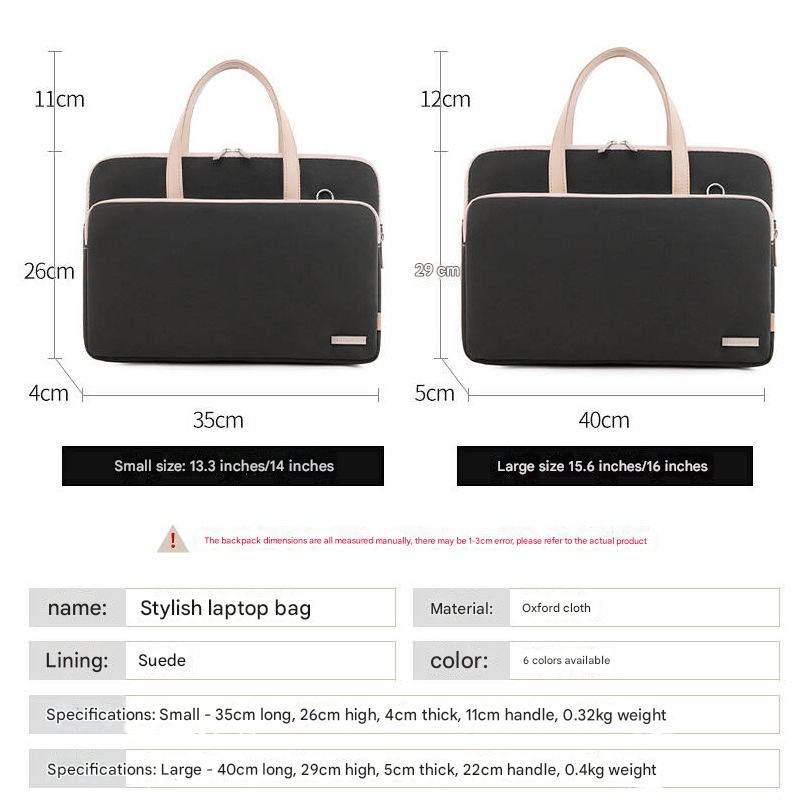 Black Chic Padded Laptop Bag for 15.6-Inch Notebooks - Versatile Shoulder Briefcase with Trolley Strap V888-ELOSUNG34714