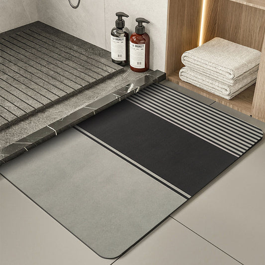 Golden and luxurious years Modern Absorbent Diatomaceous Earth Bath Mat - Quick Dry, Non-Slip, Soft Bathroom V888-ELOSUNG34727