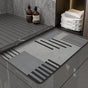 Memory Monologue Modern Absorbent Diatomaceous Earth Bath Mat - Quick Dry, Non-Slip, Soft Bathroom Floor Mat V888-ELOSUNG34728