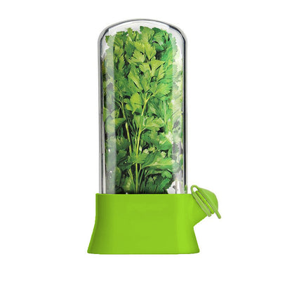 Green Fresh Herb Keeper & Saver - Refrigerator Pod to Extend the Life of Fresh Herbs V888-ELOSUNG34729