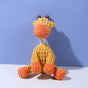 Giraffe Cuddly Corduroy Squeaky Animal Toy - Interactive Plush Chew for Dogs V888-ELOSUNG34735
