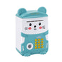 Blue Mouse Treasure Kids Smart ATM Piggy Bank - Automatic Bill Scroll, Password & Fingerprint Unlock with Fun V888-ELOSUNG34751