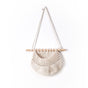 Single-layer cotton rope style Bohemian Hanging Fruit Basket - Wall-Mounted Woven Storage Net Pocket for V888-ELOSUNG34761