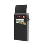 Black Ultra-Slim RFID Blocking Pop-Up Wallet - Automatic Card Holder with Metal Case & Secure Screw Base V888-ELOSUNG34763