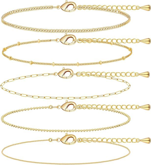 A Silver six-piece set Chic Multi-Layered Alloy Bracelet Set - Fashionable Stackable Jewelry V888-ELOSUNG34818