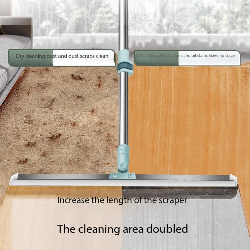 2 PCS Multi-Surface Silicone Squeegee Broom - Extendable & 180 degree Rotatable for Wet/Dry Cleaning(35cm) V888-ELOSUNG34832