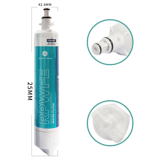 Premium Replacement Water Filter for GE RPWFE Refrigerators - Reduces Lead, Chlorine & Pharmaceuticals for V888-ELOSUNG34870