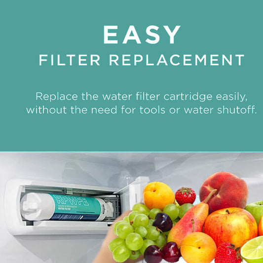 Premium Replacement Water Filter for GE RPWFE Refrigerators - Reduces Lead, Chlorine & Pharmaceuticals for V888-ELOSUNG34870