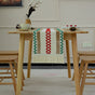 2-PCS Christmas Edition Bohemian Woven Table Runner with Tassels - Rustic Farmhouse Decor for Dining & Coffee V888-ELOSUNG34912