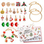 Golden 24-Day DIY Christmas Advent Calendar Jewelry Ki V888-ELOSUNG34938