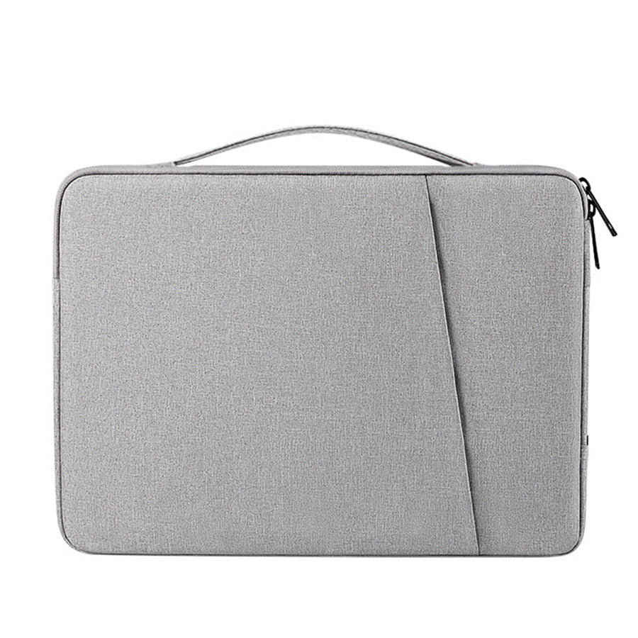 Grey 360 degrees Protective Laptop & Tablet Sleeve with Accessory Organizer - Water-Repellent Carrying Case V888-ELOSUNG34970