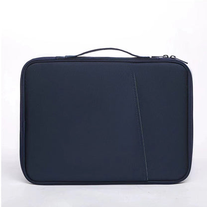 Navy blue 360 degrees Protective Laptop & Tablet Sleeve with Accessory Organizer - Water-Repellent Carrying V888-ELOSUNG34971