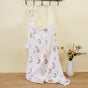 White rainbow Soft Muslin Cotton Nursing Cover - Breathable Breastfeeding Apron for Privacy V888-ELOSUNG34976