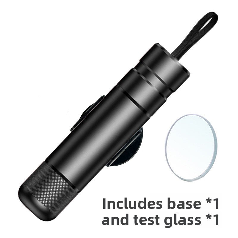 Black 2-in-1 Emergency Car Escape Tool - Spring-Loaded Window Breaker & Seatbelt Cutter V888-ELOSUNG34993