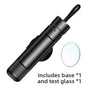 Black 2-in-1 Emergency Car Escape Tool - Spring-Loaded Window Breaker & Seatbelt Cutter V888-ELOSUNG34993
