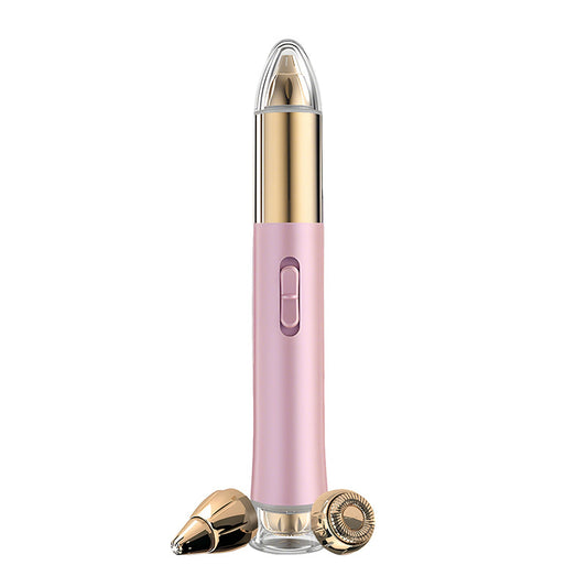 2-in-1 Electric Hair Remover for Women - Eyebrow Trimmer & Facial/Body Shaver with LED Light, USB-C V888-ELOSUNG35001