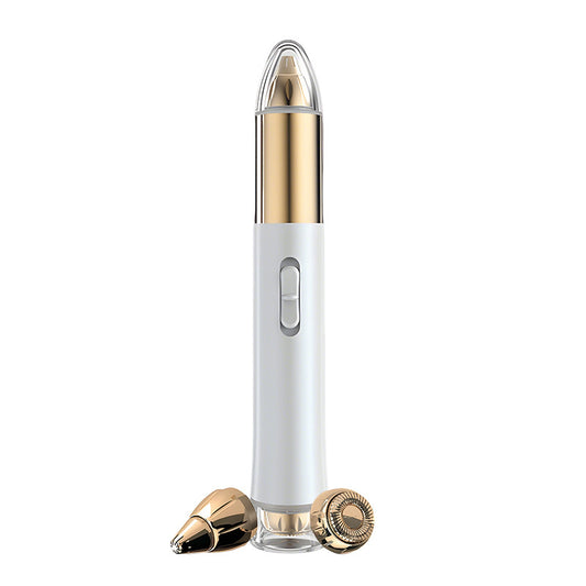 2-in-1 Electric Hair Remover for Women - Eyebrow Trimmer & Facial/Body Shaver with LED Light, USB-C V888-ELOSUNG35003