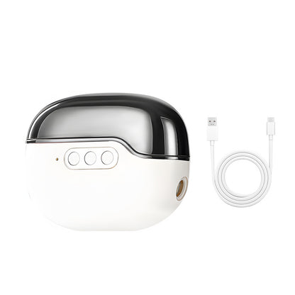 4-in-1 Electric Nail Care Device - Clipper, Grinder, Polisher & UV Sterilizer with Multiple Modes(white) V888-ELOSUNG35015