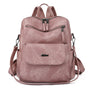 Stylish Women's PU Leather Backpack - Versatile Shoulder Bag with Multiple Pockets(Pink) V888-ELOSUNG35017