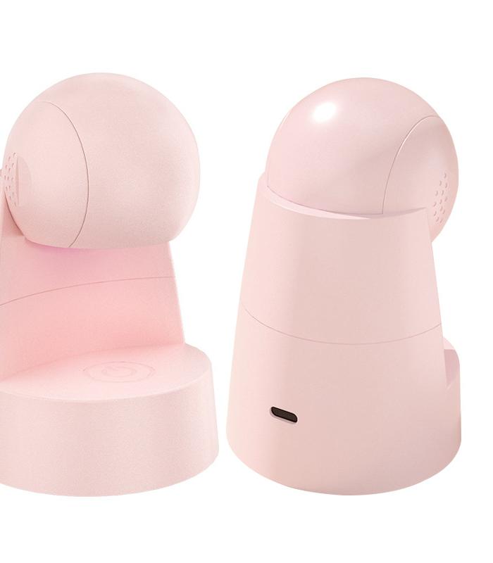 Two Mini Portable UV/LED Nail Lamp - Fast Curing, Adjustable Angle, 60s Timer, USB Rechargeable(pink) V888-ELOSUNG35034