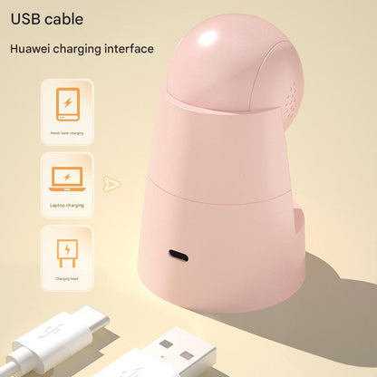 Two Mini Portable UV/LED Nail Lamp - Fast Curing, Adjustable Angle, 60s Timer, USB Rechargeable(pink) V888-ELOSUNG35034