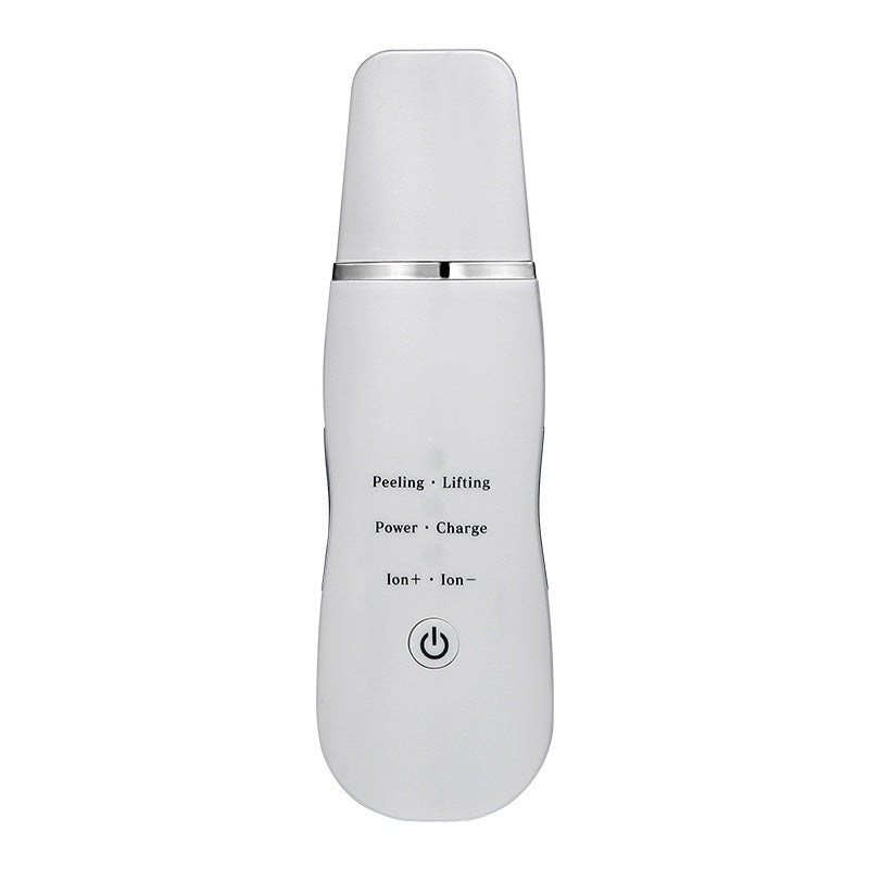 Ultrasonic Skin Scrubber - Deep Cleansing, Peeling, Lifting & Ion Infusion Facial Spatula(white) V888-ELOSUNG35040