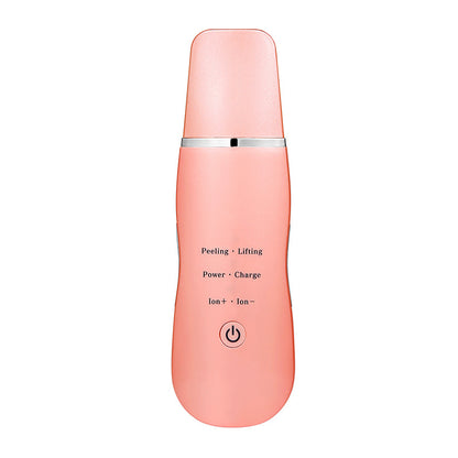 Ultrasonic Skin Scrubber - Deep Cleansing, Peeling, Lifting & Ion Infusion Facial Spatula(pink) V888-ELOSUNG35041