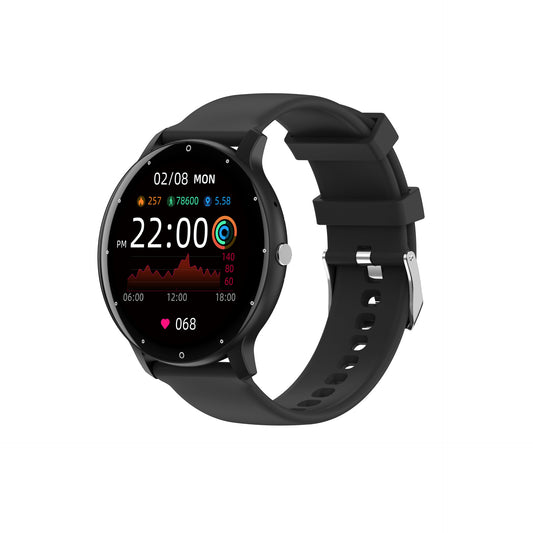 Feature-Rich Smartwatch: 1.28 HD Display Bluetooth Calling Extensive Sports Tracking (black)" V888-ELOSUNG35060