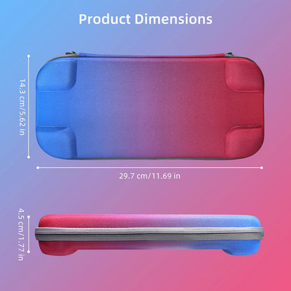 Portable Hard Shell Travel Case for Nintendo Switch/Switch Lite/OLED - Game Card Slots & Accessory V888-ELOSUNG35075