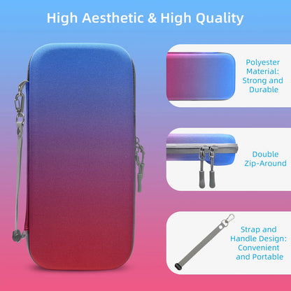Portable Hard Shell Travel Case for Nintendo Switch/Switch Lite/OLED - Game Card Slots & Accessory V888-ELOSUNG35076