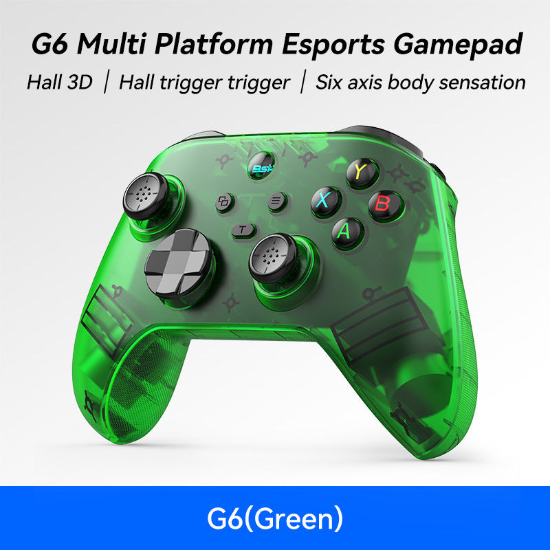 G6 Pro Wireless Gaming Controller - Hall Joysticks & Triggers, Multi-Platform, Six-Axis Gyro, Turbo & V888-ELOSUNG35110