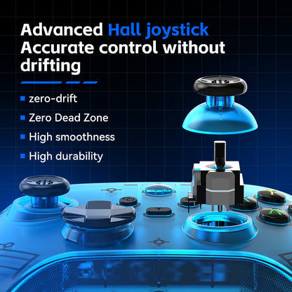 G6 Pro Wireless Gaming Controller - Hall Joysticks & Triggers, Multi-Platform, Six-Axis Gyro, Turbo & V888-ELOSUNG35111