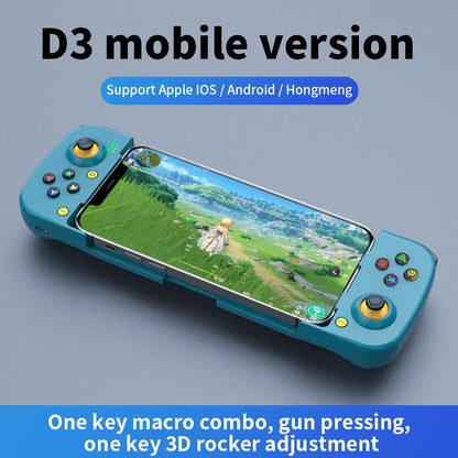 Portable Telescopic Mobile Game Controller - Bluetooth 5.0, iOS/Android/PC Compatible, 400mAh Battery(blue) V888-ELOSUNG35113