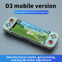 Portable Telescopic Mobile Game Controller - Bluetooth 5.0, iOS/Android/PC Compatible, 400mAh Battery(green) V888-ELOSUNG35114