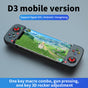 Portable Telescopic Mobile Game Controller - Bluetooth 5.0, iOS/Android/PC Compatible, 400mAh Battery(black) V888-ELOSUNG35116