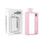 Slim Tritan Flat Water Bottle - 380ml BPA-Free, Leakproof with Leather-Textured Sleeve & Strap(pink) V888-ELOSUNG35126