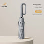 Automatic Open/Close Umbrella with UPF50+ Sun Protection - 10-Rib Windproof Design, Carabiner Handle(grey) V888-ELOSUNG35166