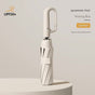 Automatic Open/Close Umbrella with UPF50+ Sun Protection - 10-Rib Windproof Design, Carabiner Handle(Beige) V888-ELOSUNG35168