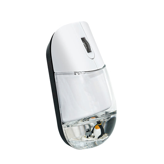 Whimsical 2.4G Wireless Mouse with Floating Animal Design - Comfortable, Quiet & Portable(white) V888-ELOSUNG35181