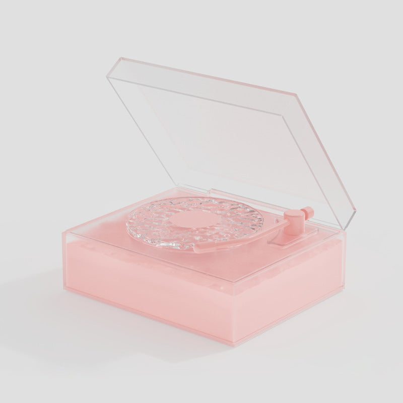 Retro Vinyl Bluetooth Speaker with Water Ripple Light Projection & 360 Surround Sound(pink) V888-ELOSUNG35200