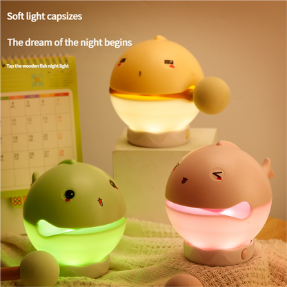 Portable rechargeable tapping control night light- 3-Level Dimmable Bedside Lamp(pink) V888-ELOSUNG35206