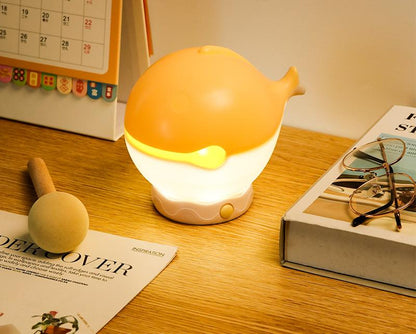 Portable rechargeable tapping control night light- 3-Level Dimmable Bedside Lamp(apricot) V888-ELOSUNG35208