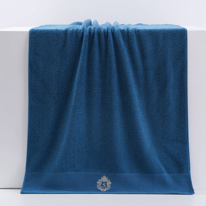 Premium Absorbent Cotton Towel Set - Soft Bath & Hand Towels with Double-Sided Plush(purple) V888-ELOSUNG35214