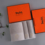 Premium Absorbent Cotton Towel Set - Soft Bath & Hand Towels with Double-Sided Plush(light gray) V888-ELOSUNG35215